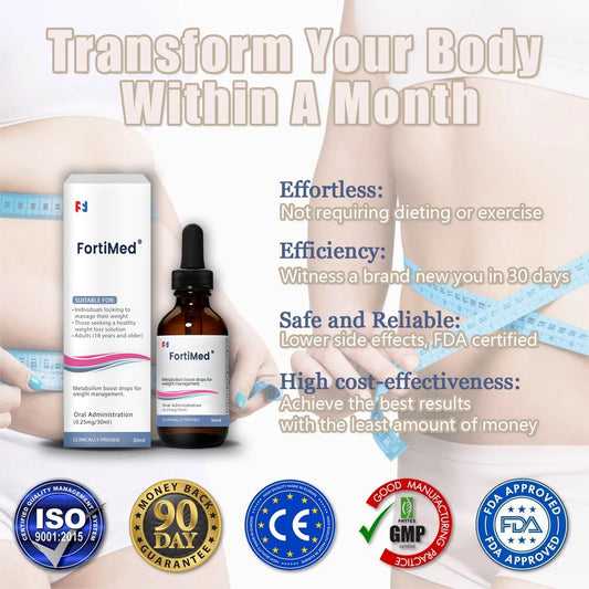 🔥Last Day: 50% Off; 90-Day Free Returns🔥FortiMed® Metabolic Boost Vitamin Drops
